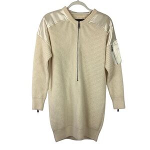 Maje Paris X Schott Mustang Sweater Dress Size Small